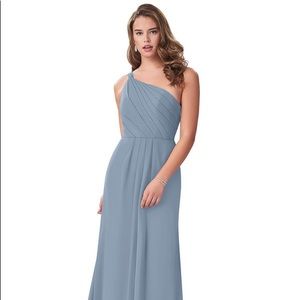 Azazie Carissa Bridesmaids Dress Dusty Blue